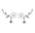 Aretes Flor de plata