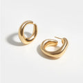 Aretes de oro de 24k